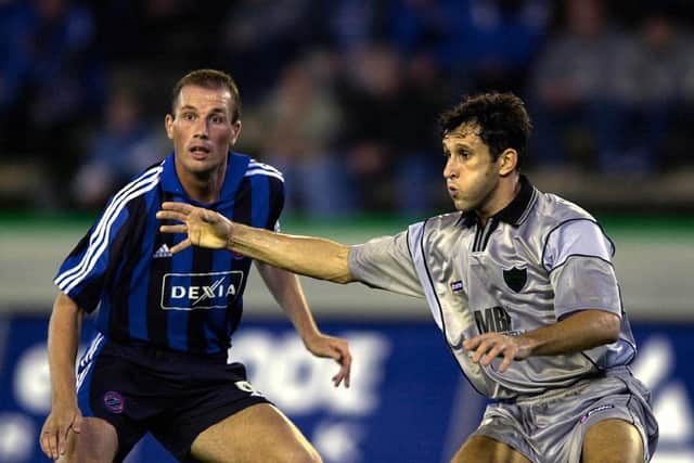 Philippe Clement in action for Club Brugge during his playing days. (Photo by Tim De Waele/Getty Images)