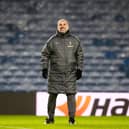 Ange Postecoglou during a Tottenham training session at Ibrox ahead of facing Rangers in the Europa League. (Photo by Alan Harvey / SNS Group)