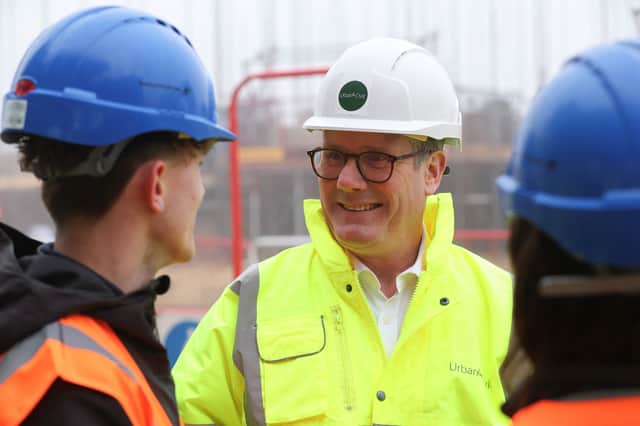 Keir Starmer's plans to bulldoze through housing and infrastructure construction ─ including the relentless march of wind turbines ─ may not go down well with voters (Picture: Chris Radburn)