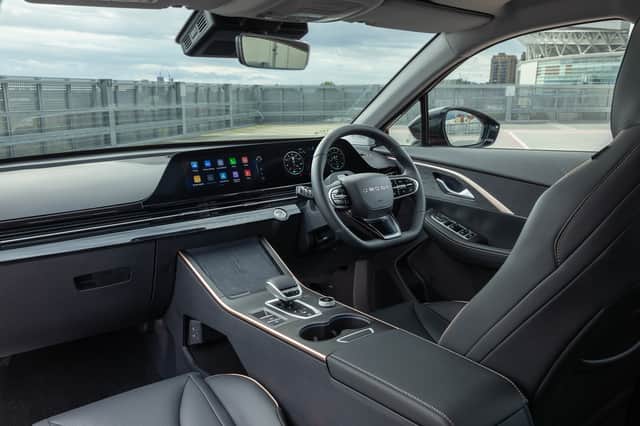The Omoda E5 interior impressed
