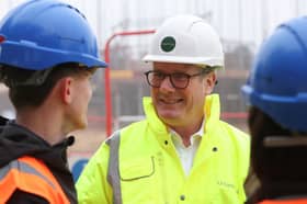 Keir Starmer's plans to bulldoze through housing and infrastructure construction ─ including the relentless march of wind turbines ─ may not go down well with voters (Picture: Chris Radburn)