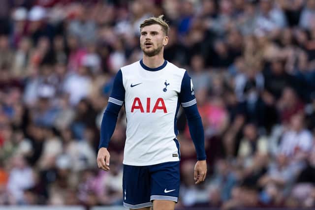 Timo Werner was hooked at the break.
