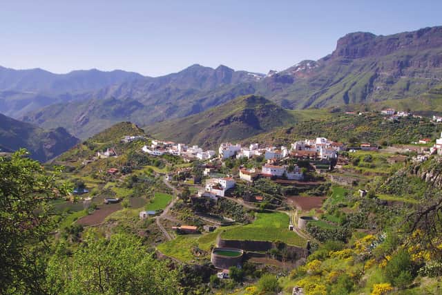 A village in Cumbre, Gran Canaria, where sand sculpting is an attracting.