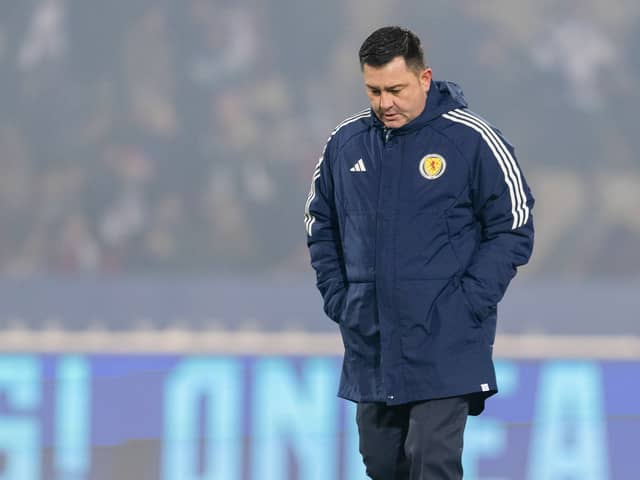 Scotland head coach Pedro Martinez Losa has been sacked after failing to qualify for Euro 2025. (Photo by Jussi Eskola / SNS Group)