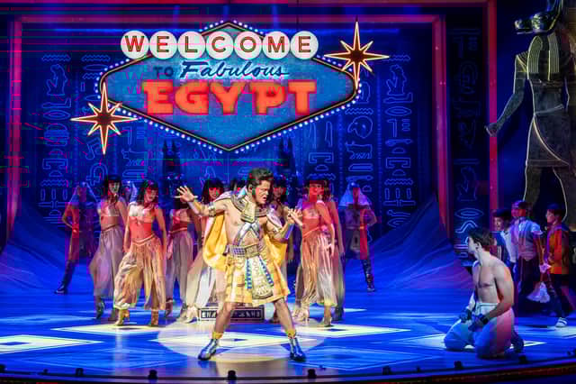 Donny Osmond as the Pharaoh in Joseph and the Amazing Technicolour Dreamcoat
