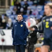 Pedro Martinez Losa's time as Scotland Women head coach has come to an end. Cr: SNS Group.