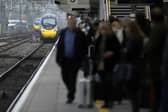 Passengers wait to board an Avanti West Coast mainline train. Picture: Christopher Furlong/Getty Images
