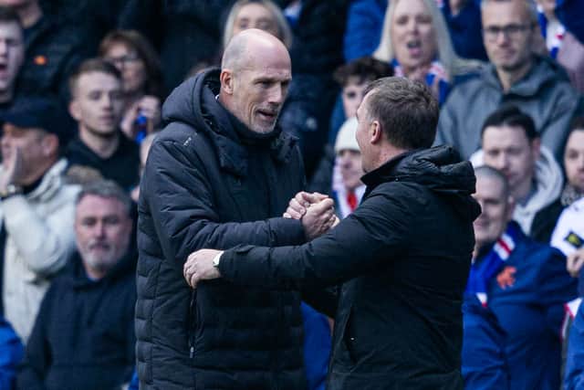 Philippe Clement and Brendan Rodgers have very different Old Firm records.