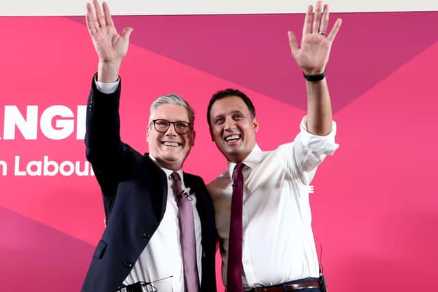 Scottish Labour leader Anas Sarwar needs Keir Starmer's help if he is to beat the SNP (Picture: Jeff J Mitchell)
