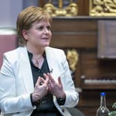 Former first minister Nicola Sturgeon during a devolution event in Edinburgh in May