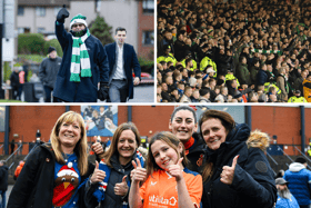 Can you spot yourself in our Celtic vs Rangers fan gallery? Cr: SNS Group.