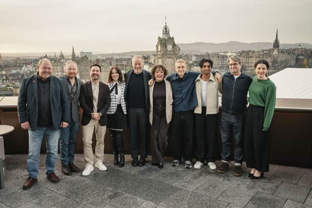 The cast of The Rig at the Edinburgh premiere of season two of the Amazon Prime Video Series The Rig.