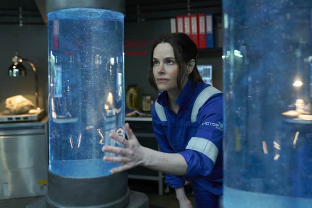 Emily Hampshire comes face to face with The Ancestor 