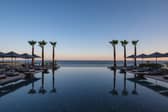 The infinity pool at the Amara Hotel, Limassol, Cyprus