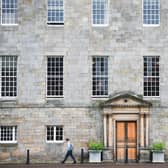 One of the buildings of the Gordonstoun School, in Elgin, where King Charles III was a pupil. Picture: Andy Buchanan/AFP via Getty Images