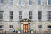 One of the buildings of the Gordonstoun School, in Elgin, where King Charles III was a pupil. Picture: Andy Buchanan/AFP via Getty Images