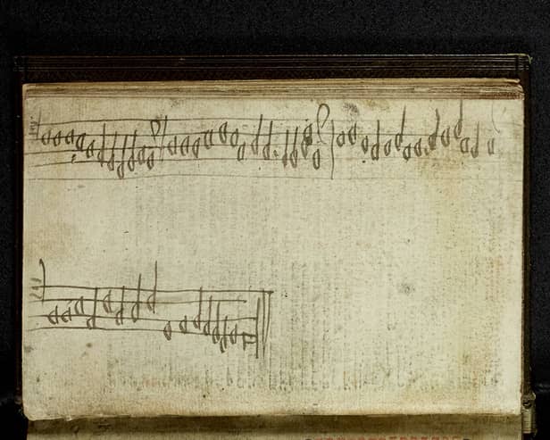A fragment of ‘lost’ music found in the pages of Scotland’s first full-length printed book is providing clues to what music sounded like five centuries ago.

