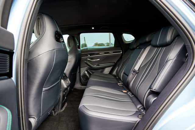 Rear passengers get loads of space