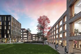 An artist's impression of the Crosswinds development