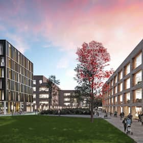 An artist's impression of the Crosswinds development