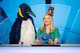 A festive Victoria Coren Mitchell.