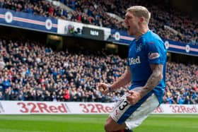 Martyn Waghorn is a free agent after his release from Northampton Town. Cr: SNS Group.