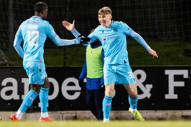 St Mirren teenager Evan Mooney has interest from the English Premier League. Cr: SNS Group.