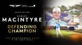 Defending champion Bob MacIntyre is the first player to be confirmed for the 2025 Genesis Scottish Open field