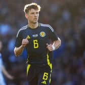 Scotland's Kieran Tierney in action during an International Friendly match between Scotland and Finland at Hampden Park. Cr: SNS Group.