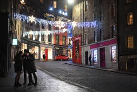 Victoria Street at Hogmanay
