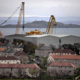 The Harland & Wolff fabrication yards at Methil in Fife, above, and Arnish on the Western Isles have been saved (Picture: Jeff J Mitchell)