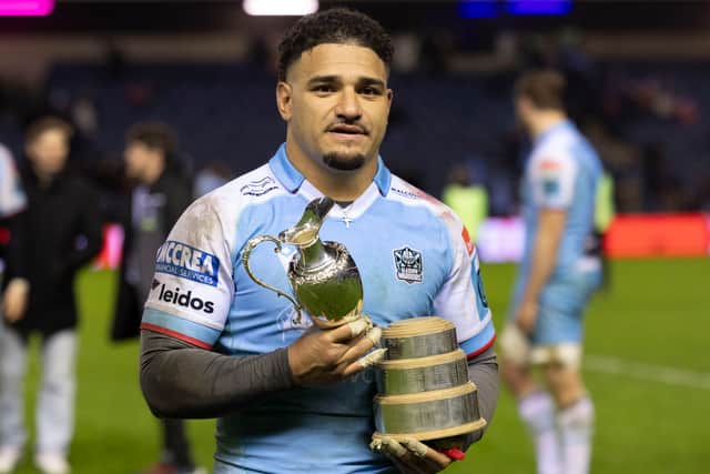 Sione Tuipulotu got his hands on the 1872 Cup last season as Glasgow Warriors beat Edinburgh on aggregate as each side won its home games.