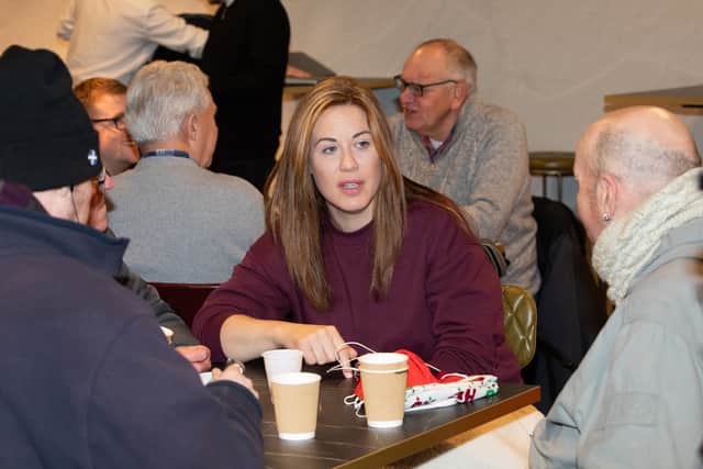 Nicky Reid at the Game Energy launch in Aberdeen last month.