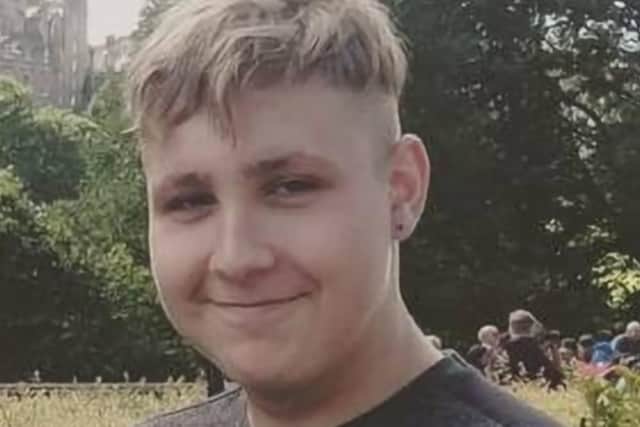 Lewis Chapman, 22, who died following a crash, which involved a grey Range Rover. Picture: Police Scotland/PA Wire