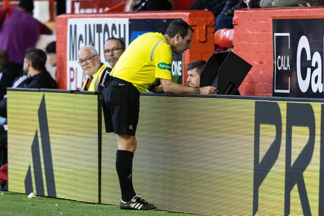 Alan Muir was the VAR when Rangers faced Celtic at Hampden.