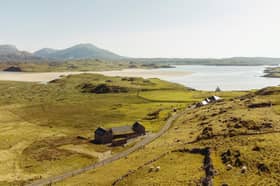 The Writer's House at Timsgearraidh, Isle of Lewis, overlooks Uig Sands and enjoys some of the best views in the islands.