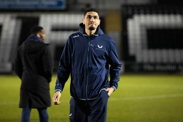 Leon Balogun started Rangers' match at St Mirren, but had to come off injured.