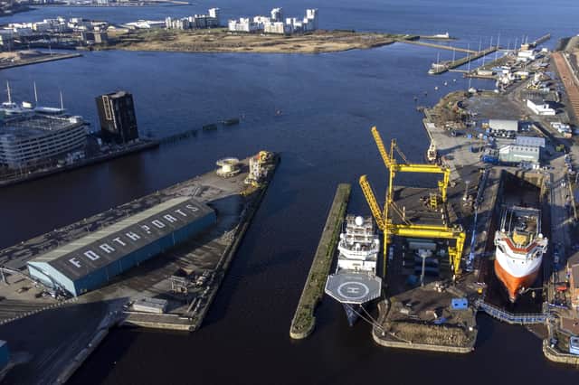 Forth Ports has announced a £50 million investment in its Leith Renewables Hub, which is part of the Forth Green Freeport (Picture: Jane Barlow)