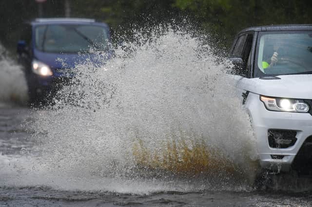 Heavy rain could make for treacherous driving conditions on Monday and Tuesday (Picture: Jeff J Mitchell)