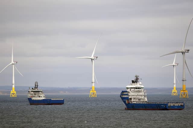 Scotland needs a skilled workforce if it is to create a major renewable energy industry (Picture: Jeff J Mitchell)