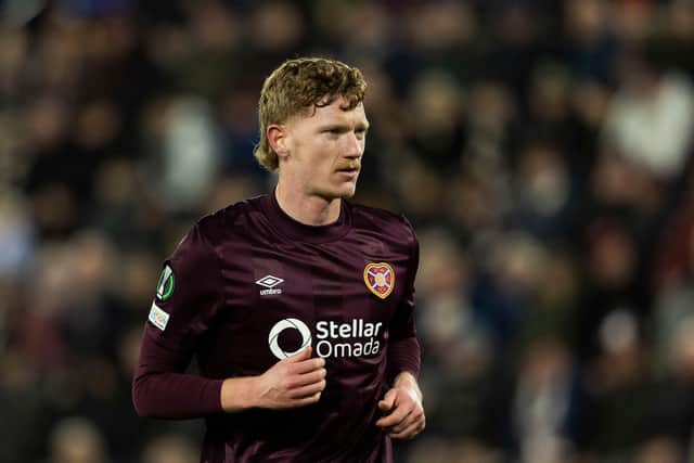 Hearts defender Kye Rowles.