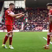 Scotland and Middlesbrough teammates Tommy Conway and Ben Doak. Cr: Getty Images.
