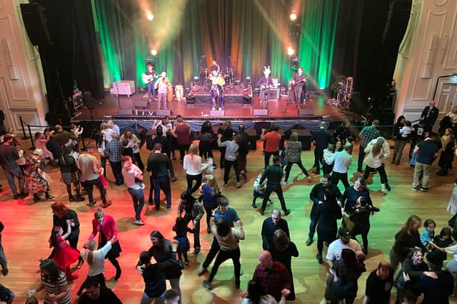 Indoor ceilidh dances were held at the Assembly Rooms in George Street on Hogmanay. 