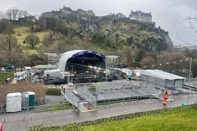 Texas were due to appear at Edinburgh’s Hogmanay Concert in the Gardens.