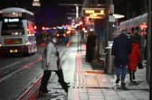 Princes Street was virtually deserted on Hogmanay after the city’s street party was called off due to bad weather.