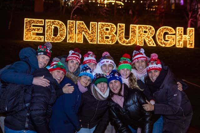 Friends from Ibiza and Menorca travelled to Edinburgh to bring in the new year.