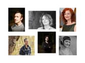 Authors with new books out in 2025 include (clockwise from top left) Robert Macfarlane, Eimear McBride, Emma Donoghue, Kirsty Logan, Ewan Morrison and Geoff Dyer