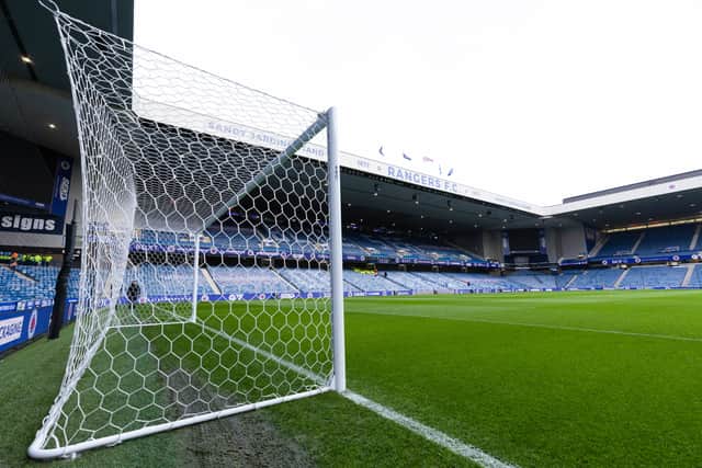Ibrox plays host to the iconic Old Firm fixture.