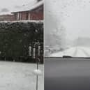 Snow falls in Scotland as Met Office issues further warning.