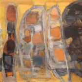 Untitled, 1961, Oil on Board, Bet Low